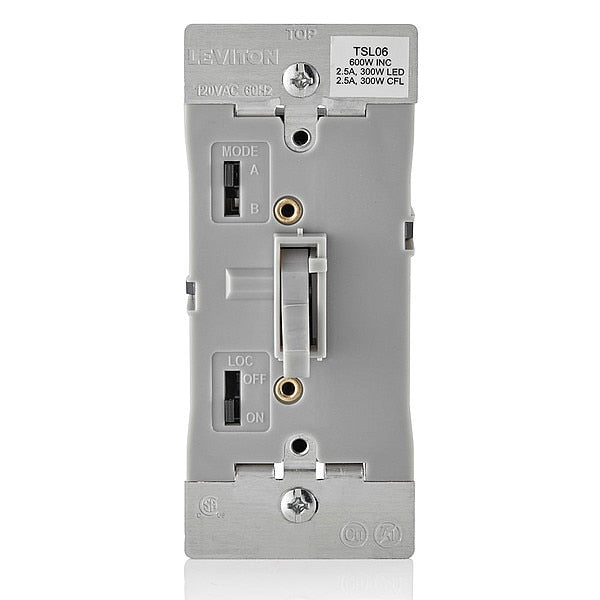 Universal Dimmer, 1-Pole/3-Way, Gray