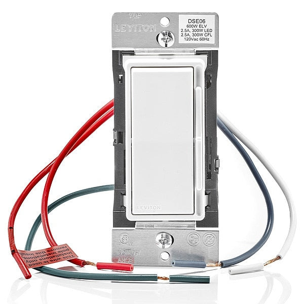 Dimmer, 1-Pole/3-Way, 120VAC