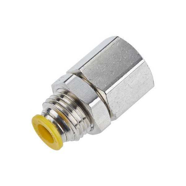 Fitting, 10 mm, Brass, Push-to-Connect