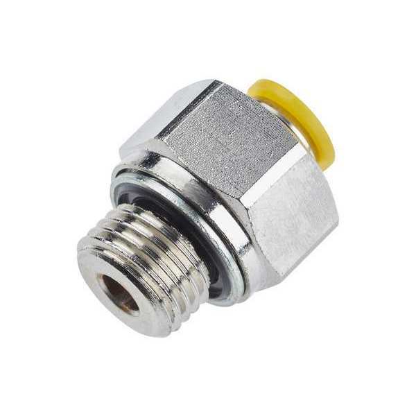 Fitting, 6 mm, Brass, Push-to-Connect
