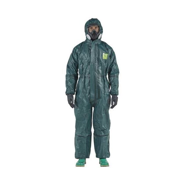 ALPHATEC TAPED HOODED SOCK GLOVED COVERALL, 6