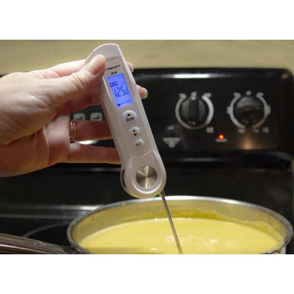 Stem Thermometer with IR For Food, 7.3