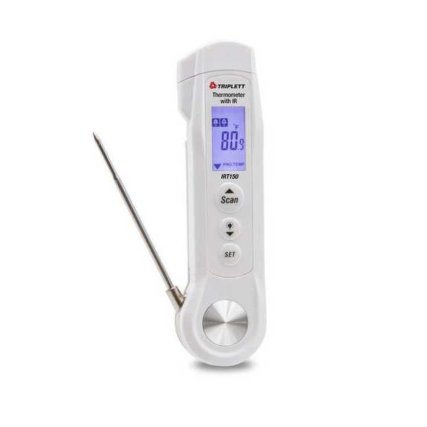 Stem Thermometer with IR For Food, 7.3