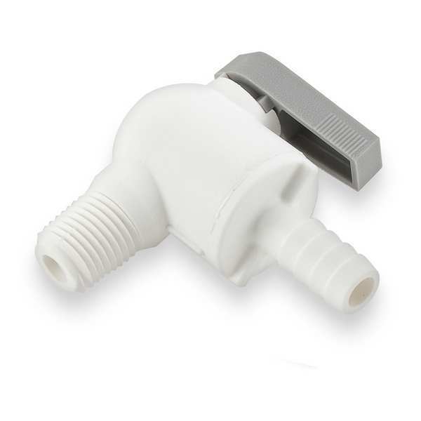 Valve Barbed Union Connector 1/2, Poly