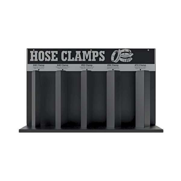 Hose Clamp Rack 5 Loop, Blk