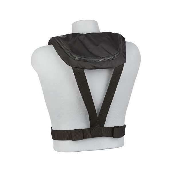 Life Jacket, Belt, Buckle, Zipper, Black