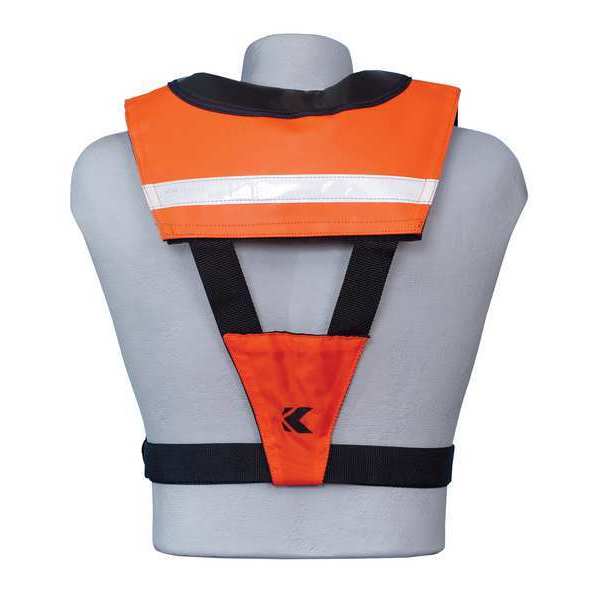 Life Jacket, Belt, Buckle, Orange/Black