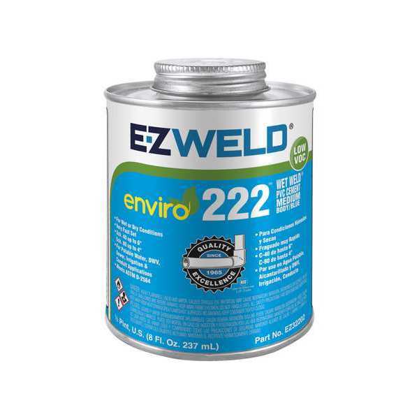 Pipe Cement, 8 fl oz, Blue