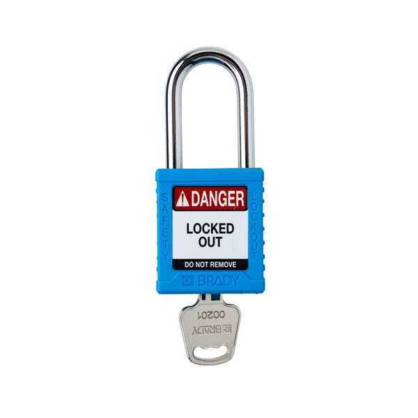 Padlock, 6 Pins, Blue
