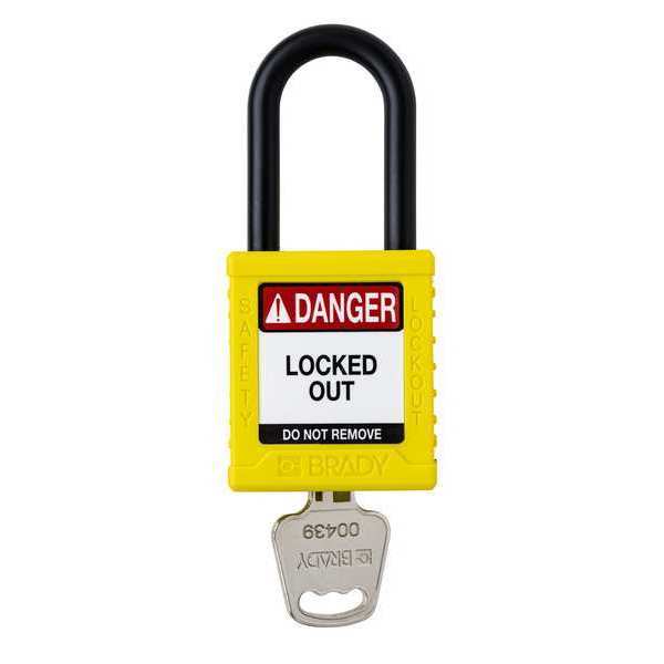 Padlock, 6 Pins, Yellow