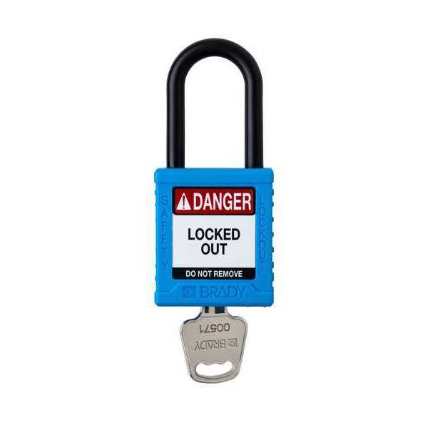 Padlock, 6 Pins, Blue