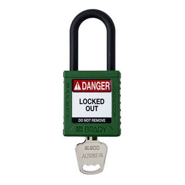 Padlock, 6 Pins, Green