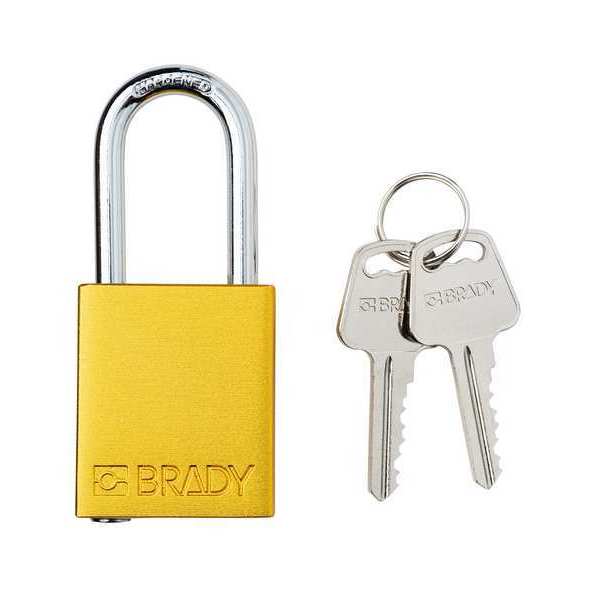 Padlock, 6 Pins, Yellow