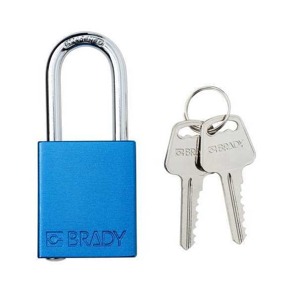 Padlock, 6 Pins, Blue