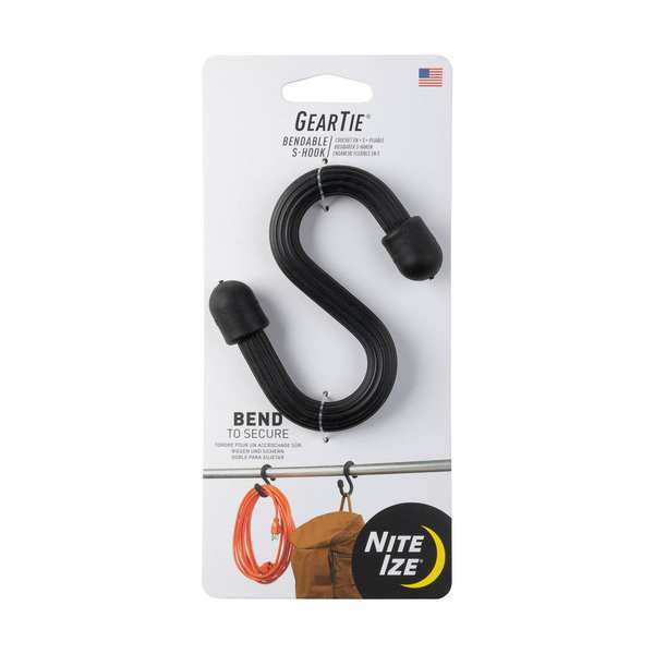 S Hook, Rubber, 3 1/32 in