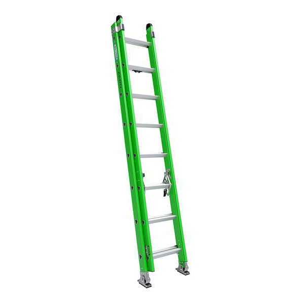 Fiberglass Extension Ladder, 375 lb Load Capacity