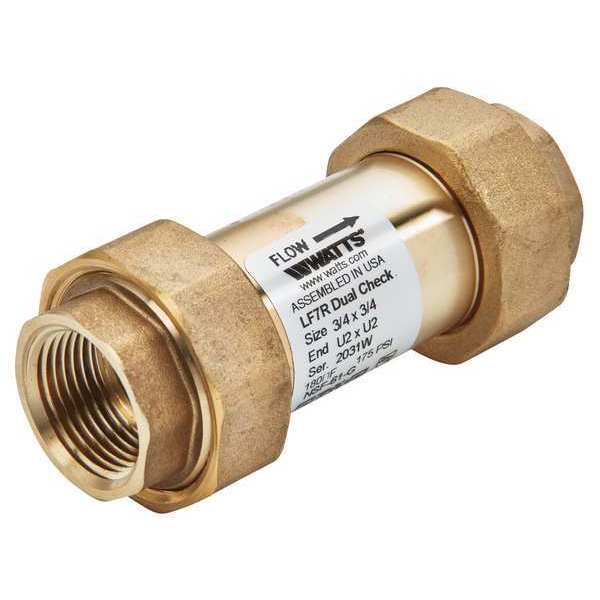 Backflow Preventer, Size 3/4