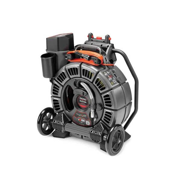 Pipe Inspection Camera Reel, 200 ft L