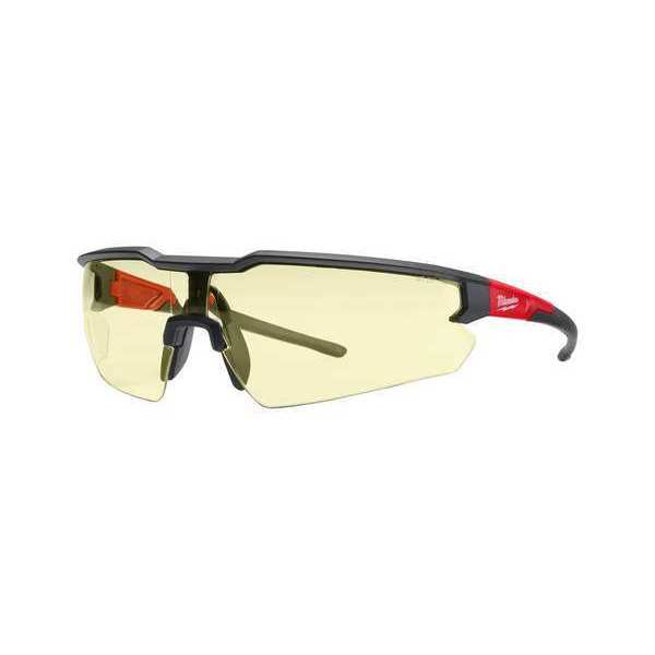 Safety Glasses - Yellow Anti-Scratch Lenses (Polybag), Yellow Polycarbonate Lens, Anti-Scratch