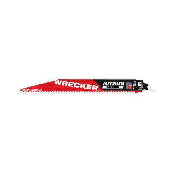 9 in. 6 TPI SAWZALL THE WRECKER with NITRUS CARBIDE Multi-Material Reciprocating Saw Blade (1 pk)
