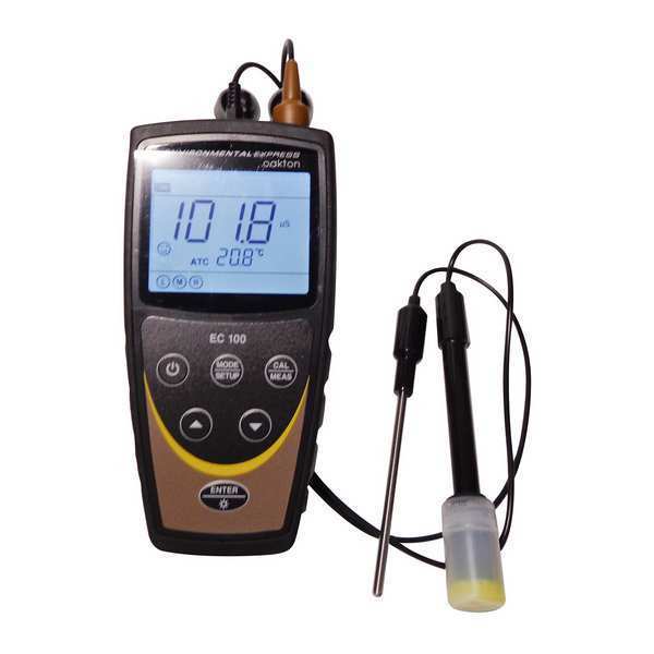 Conducitivity Meter, LCD, AA Batteries