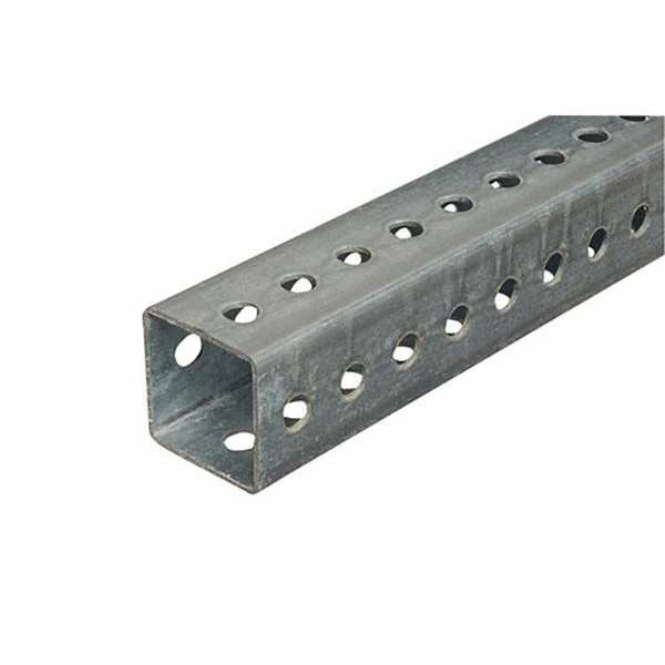 Square Post, 6 ft, Silver