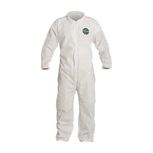 Coverall, 25 PK, White, ProShield(R) 10, Zipper