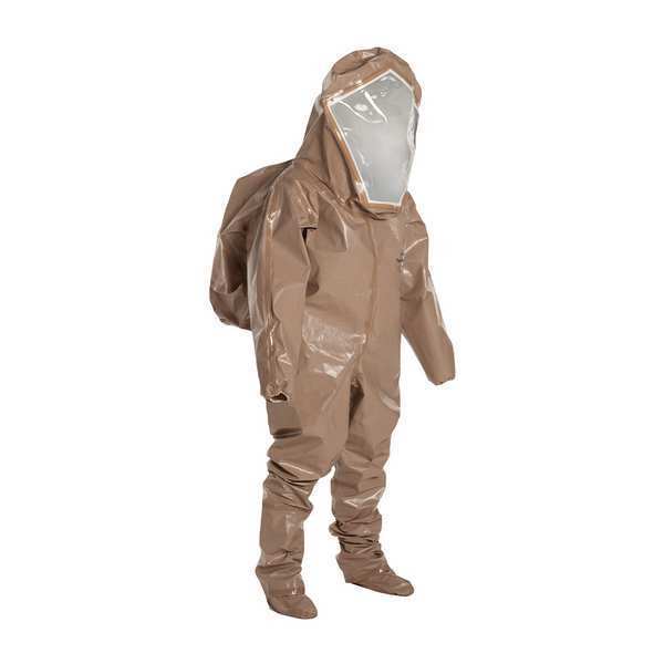 Encapsulated Level B, 6 PK, Tan, Rear Zipper