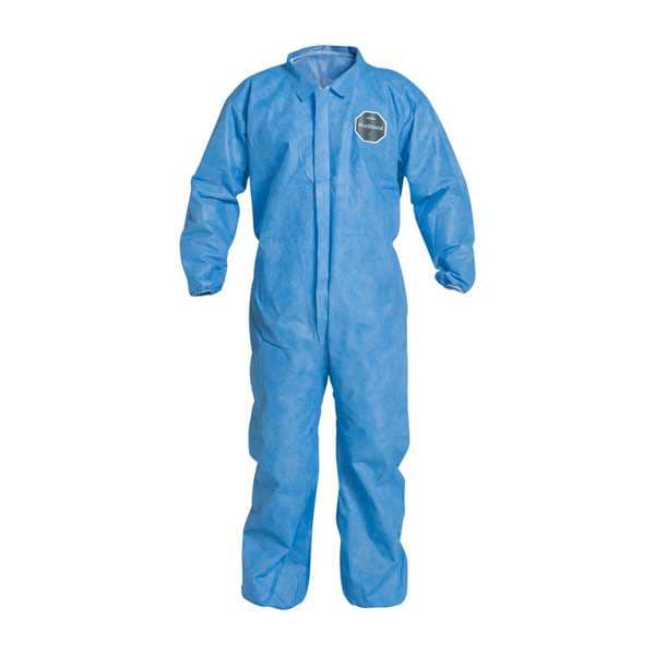 Coverall, 25 PK, Blue, ProShield(R) 10, Zipper