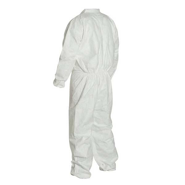 Coverall, 6 PK, White, Tyvek(R) 400
