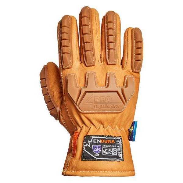 Work Gloves, Drivers, XL, Leather, PR