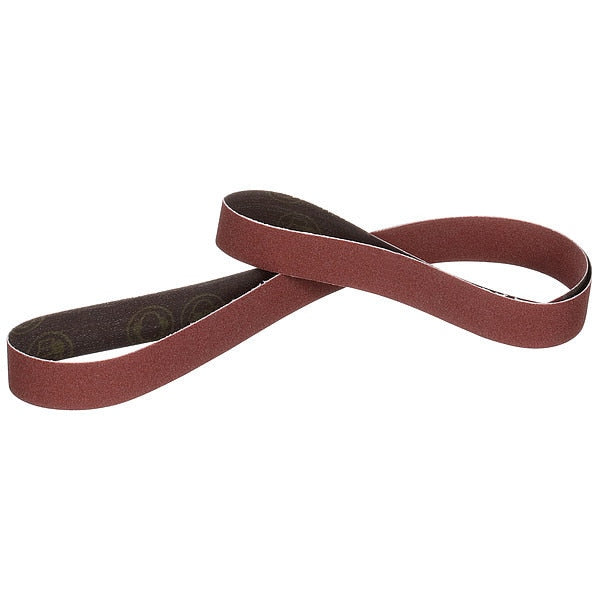 Sanding Belt, 34 in L, 1/2 in W, PK200