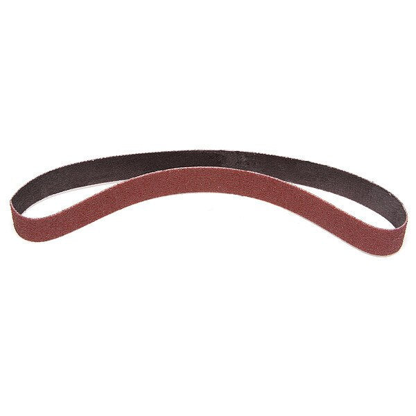Sanding Belt, 24 in L, 1/4 in W, PK200