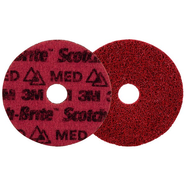 Hook-and-Loop Cond Disc, 4 1/2in Dia, PK50