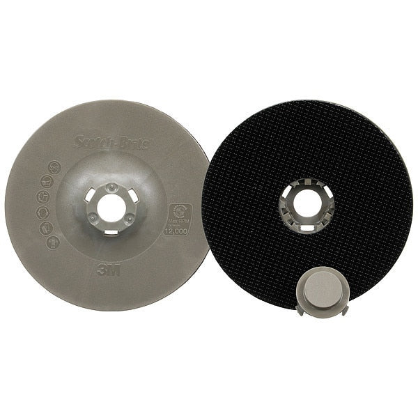 Hook/Loop Disc Backup Pad, 5 in Dia, PK10