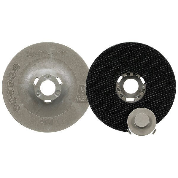 Hook/Loop Disc Backup Pad, 4 in Dia, PK10