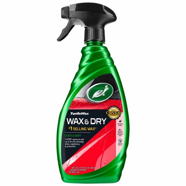 Car Wax-Dry Spray, 26oz., Bottle