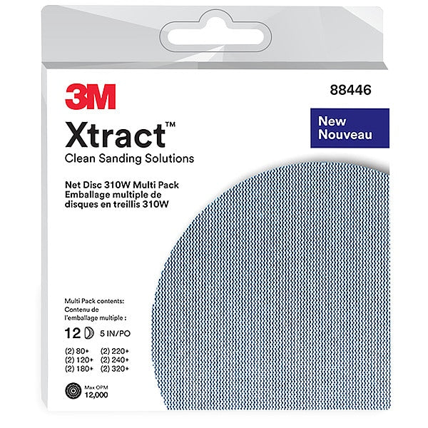Hook-and-Loop Sanding Disc, 5 in Dia, PK20
