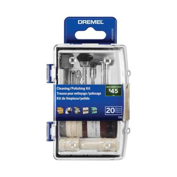 Rotary Tool Accessory Kit, 20 pieces