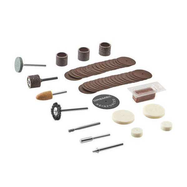 Rotary Tool Accessory Kit, 52 pieces