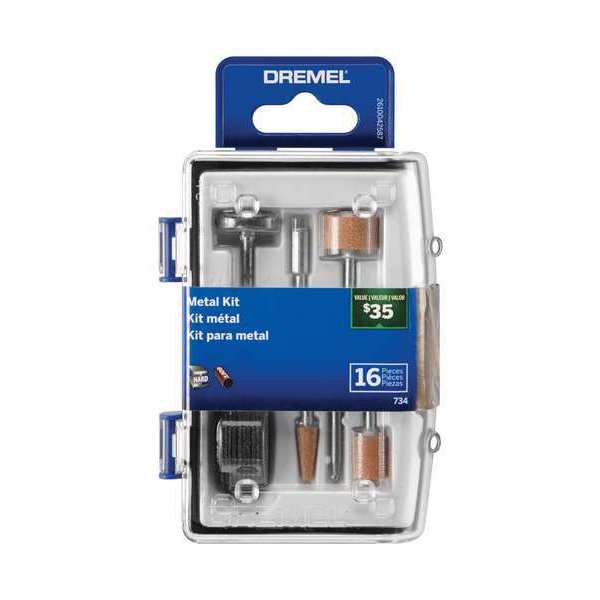 Rotary Tool Accessory Kit, 16 pieces