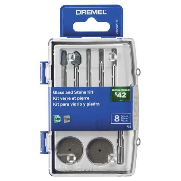 Rotary Tool Accessory Kit, 8 pieces