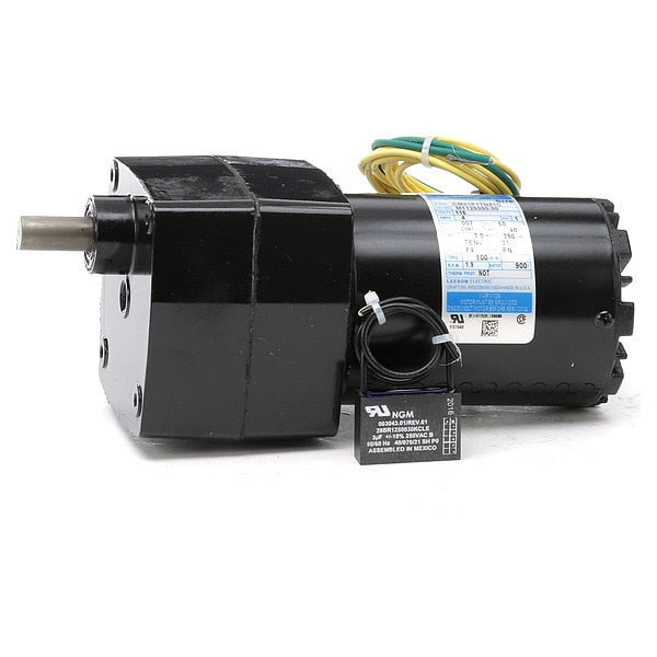 AC Gearmotor, TENV, 2RPM, 115V AC