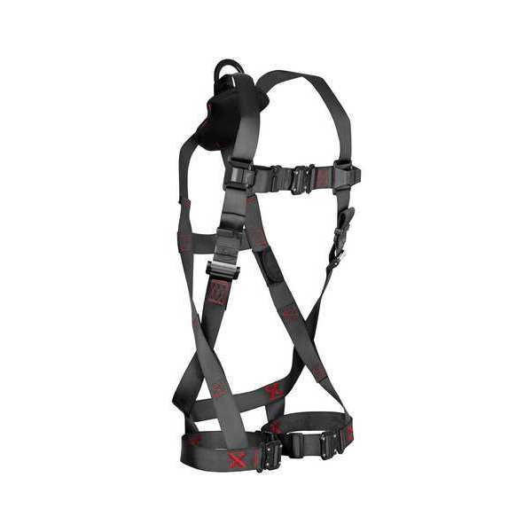 Harness, Vest Style, 2XL/3XL, Black