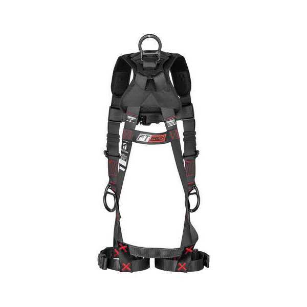 Harness, Vest Style, 2XL/3XL, Black