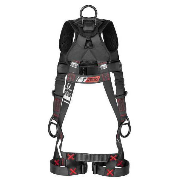 Harness, Vest Style, 2XL/3XL, Black