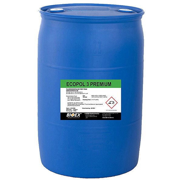 Firefighting Foam, Drum, 55 gal