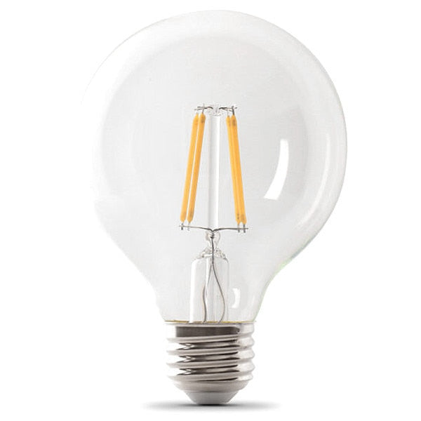 LED, 2.5 W, G25, Medium Screw (E26)