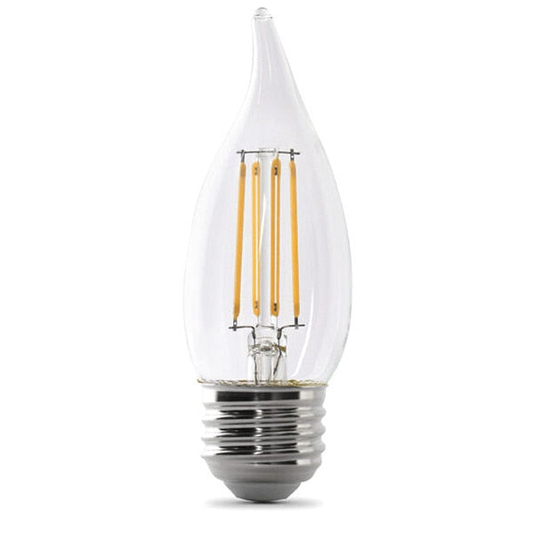 LED, 5.5 W, CA10, Medium Screw (E26), PK2