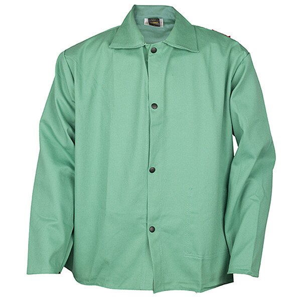 Welding Jacket, Cotton, Green, L